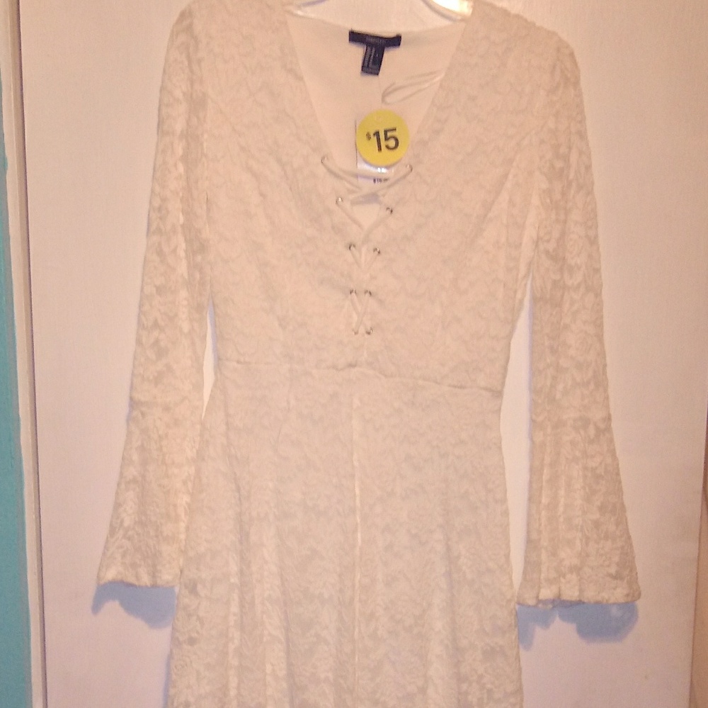 Brand new Forever 21 lace-up dress